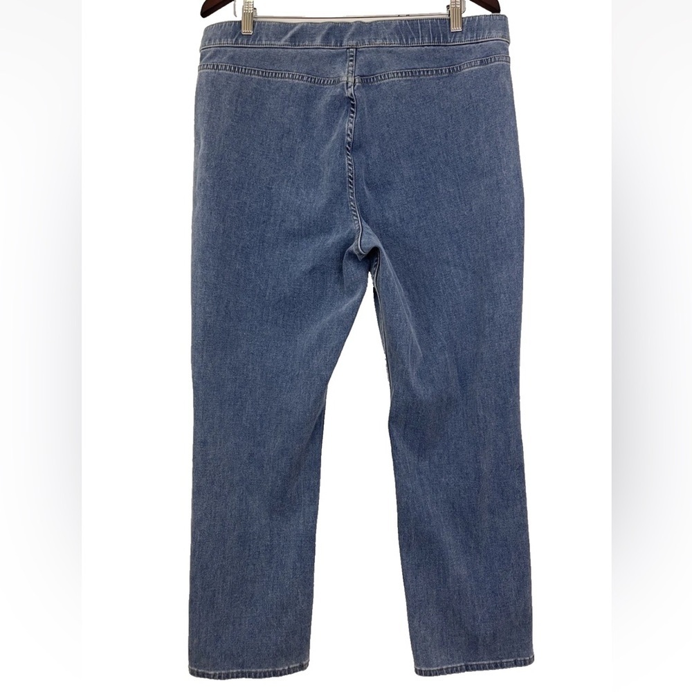 Soft Surroundings Jeans XL Light Blue Denim Pants Stretch - Picture 2 of 4